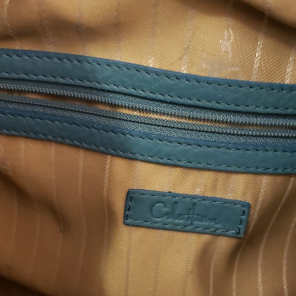 Cole Haan leather drawstring satchel - Picture 3 of 7